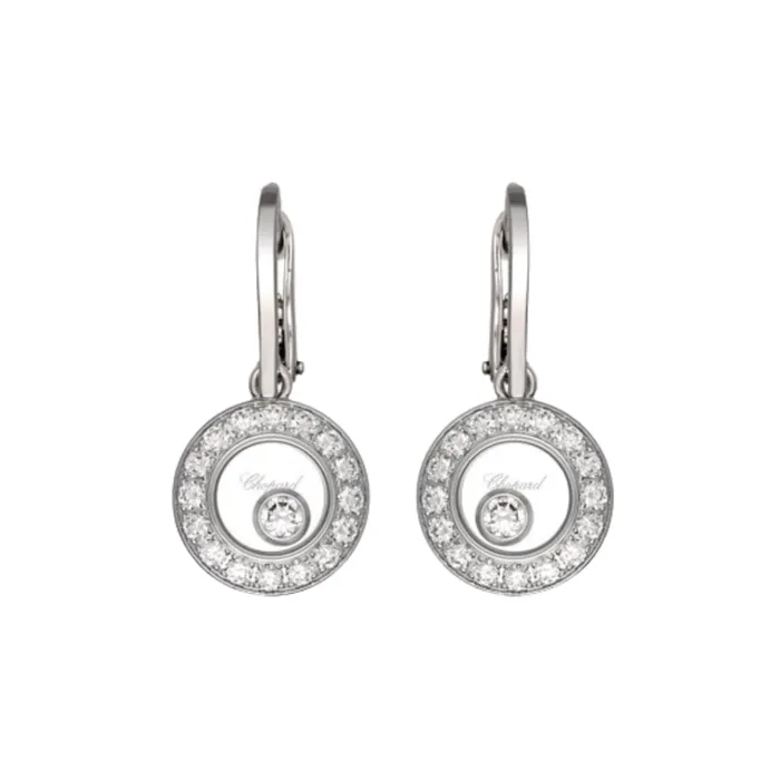 Chopard Earrings Happy Diamonds Icons White Gold Earrings
