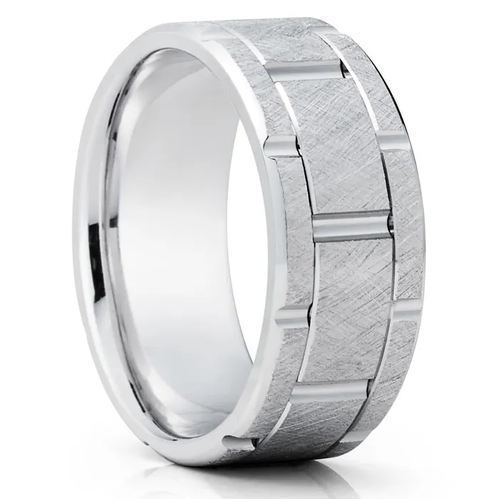 Clean Casting Jewelry Mans Wedding Ring Gold Wedding Ring Anniversary Ring Engagement Ring 14k White Gold Rings