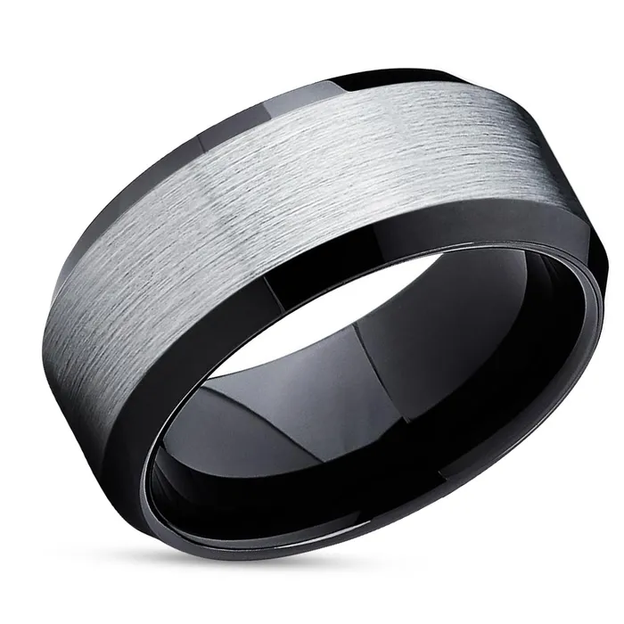 Clean Casting Jewelry Rings Black Tungsten Ring Black Wedding Ring Silver Wedding Ring Black Tungsten Ring Clean Casting Jewelry Rings Black Tungsten Ring Black Wedding Ring Silver Wedding Ring Black Tungsten Ring