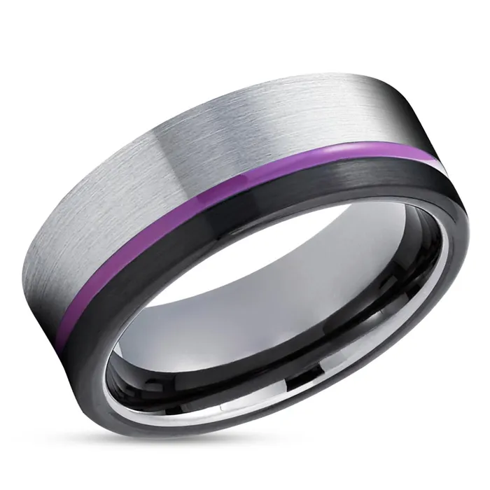 Clean Casting Jewelry Rings Purple Wedding Ring Gunmetal Tungsten Ring Black Wedding Ring Gunmetal Ring Clean Casting Jewelry Rings Purple Wedding Ring Gunmetal Tungsten Ring Black Wedding Ring Gunmetal Ring