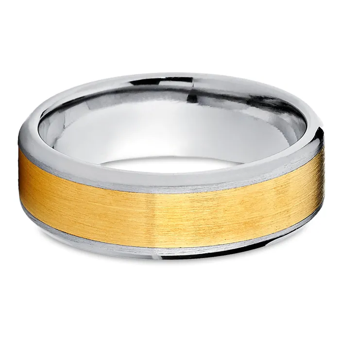 Clean Casting Jewelry Rings Yellow Gold Wedding Band 14k Yellow Gold Ring Titanium Ring Anniversary Ring Engagement