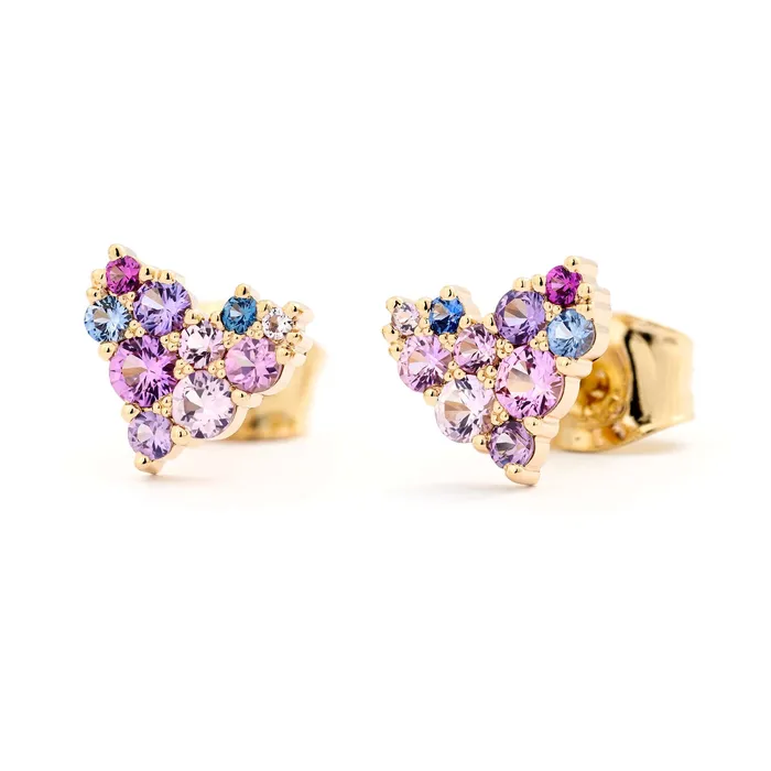 Earrings Design Jussi Louesalmi Keto Meadow earrings Pink Heart S