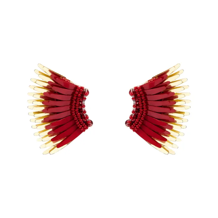 Earrings Mignonne Gavigan Mini Madeline Earrings Crimson Gold Earrings Mignonne Gavigan Mini Madeline Earrings Crimson Gold