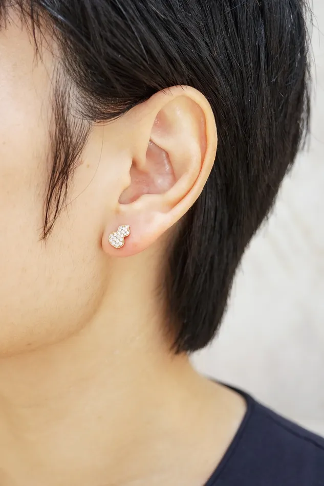 Earrings Qeelin Petite Wulu Ear Stud