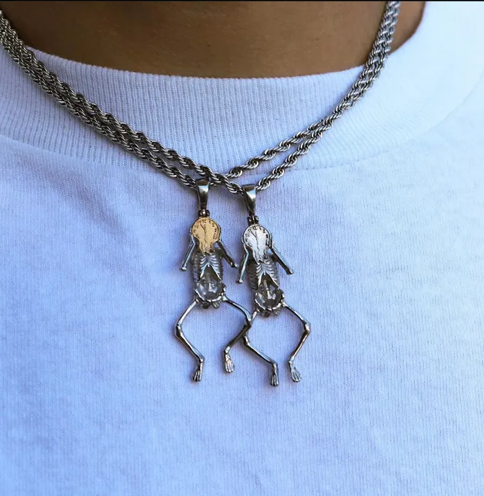 Fashion Jewelry by Yordy Silver Hour Minds Necklace Necklaces Fashion Jewelry by Yordy Silver Hour Minds Necklace Necklaces
