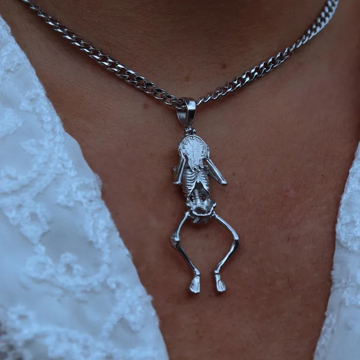 Fashion Jewelry by Yordy Silver Hour Minds Necklace Necklaces Fashion Jewelry by Yordy Silver Hour Minds Necklace Necklaces