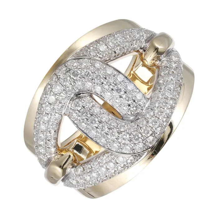 Gems One Rings 14Kt Yellow Gold Diamond 1Ctw Ring