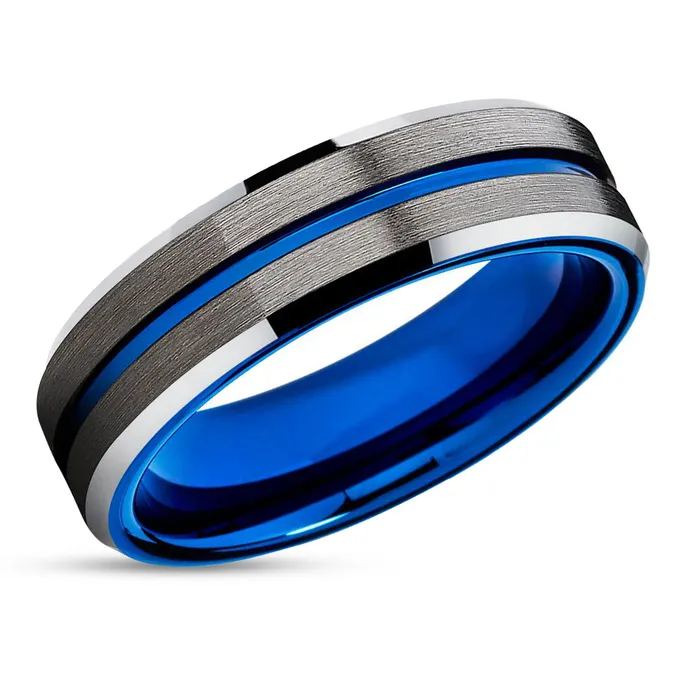 Gunmetal Wedding Band Silver Tungsten Ring Anniversary Ring Engagement Ring Clean Casting Jewelry Rings Gunmetal Wedding Band Silver Tungsten Ring Anniversary Ring Engagement Ring Clean Casting Jewelry Rings