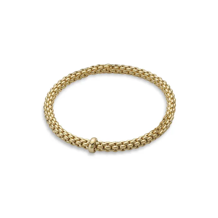 International Diamond Center Bracelets Fope SOLO Yellow Gold Diamond Bracelet
