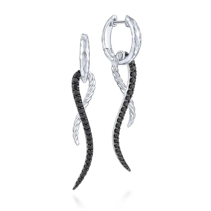International Diamond Center Earrings Gabriel Co Souviens Sterling Silver Earrings International Diamond Center Earrings Gabriel Co Souviens Sterling Silver Earrings