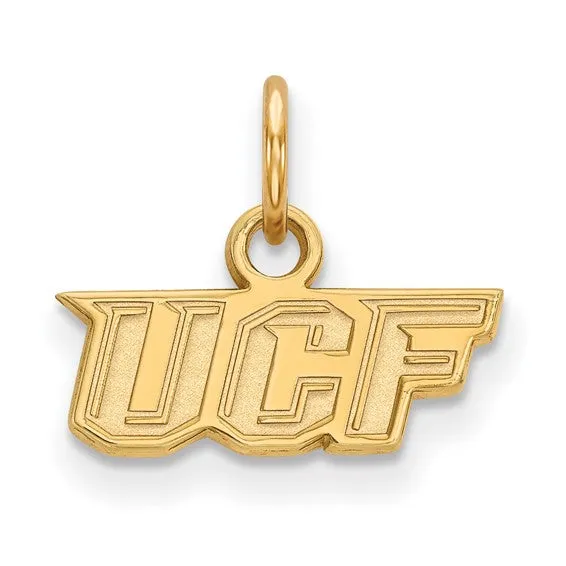 International Diamond Center Necklaces Sterling Silver Goldplated LogoArt University of Central Florida UCF Extra Small Pendant International Diamond Center Necklaces Sterling Silver Goldplated LogoArt University of Central Florida UCF Extra Small Pendant