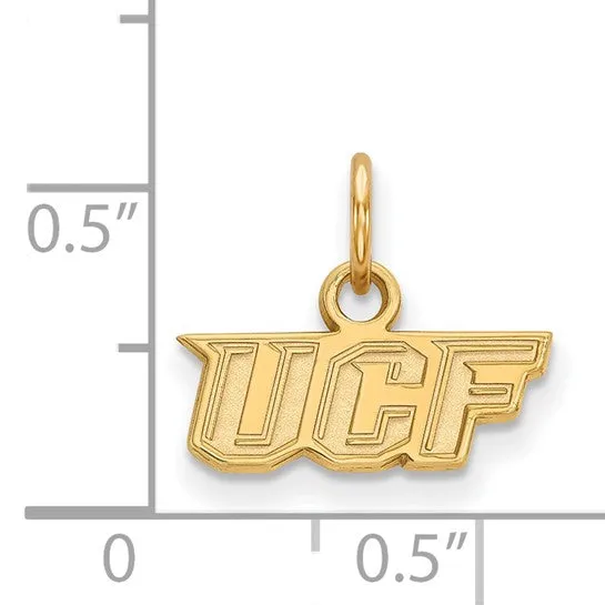 International Diamond Center Necklaces Sterling Silver Goldplated LogoArt University of Central Florida UCF Extra Small Pendant International Diamond Center Necklaces Sterling Silver Goldplated LogoArt University of Central Florida UCF Extra Small Pendant