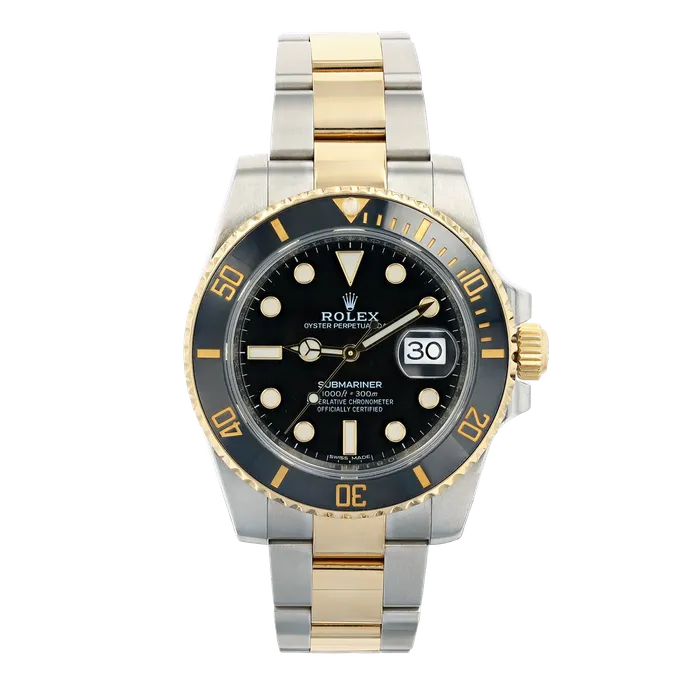 International Diamond Center PreStyled Sets Rolex 116613LN Submariner Date Rolesor Oystersteel 18K Yellow Gold 40mm Preowned International Diamond Center PreStyled Sets Rolex 116613LN Submariner Date Rolesor Oystersteel 18K Yellow Gold 40mm Preowned
