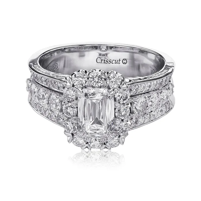 International Diamond Center Rings Christopher Designs Crisscut Engagement Ring Setting 113 CTW International Diamond Center Rings Christopher Designs Crisscut Engagement Ring Setting 113 CTW