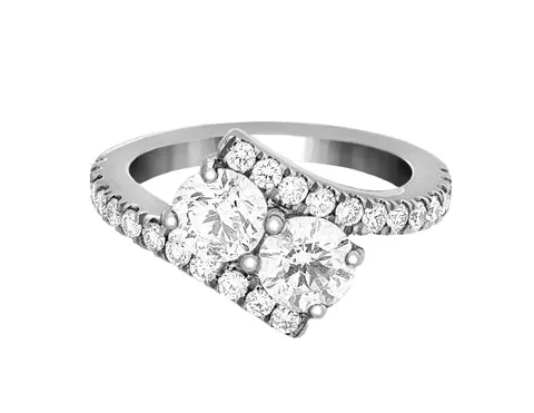 International Diamond Center Rings Complete Rings White Gold with 141 CTW Round Diamond Diamond Center Stone Classic Engagement Ring International Diamond Center Rings Complete Rings White Gold with 141 CTW Round Diamond Diamond Center Stone Classic Engagement Ring