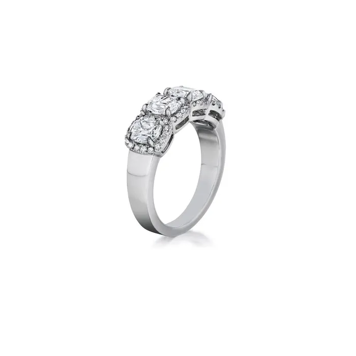 International Diamond Center Rings Henri Daussi Cushion Collection Diamond Ring 027 CTW International Diamond Center Rings Henri Daussi Cushion Collection Diamond Ring 027 CTW