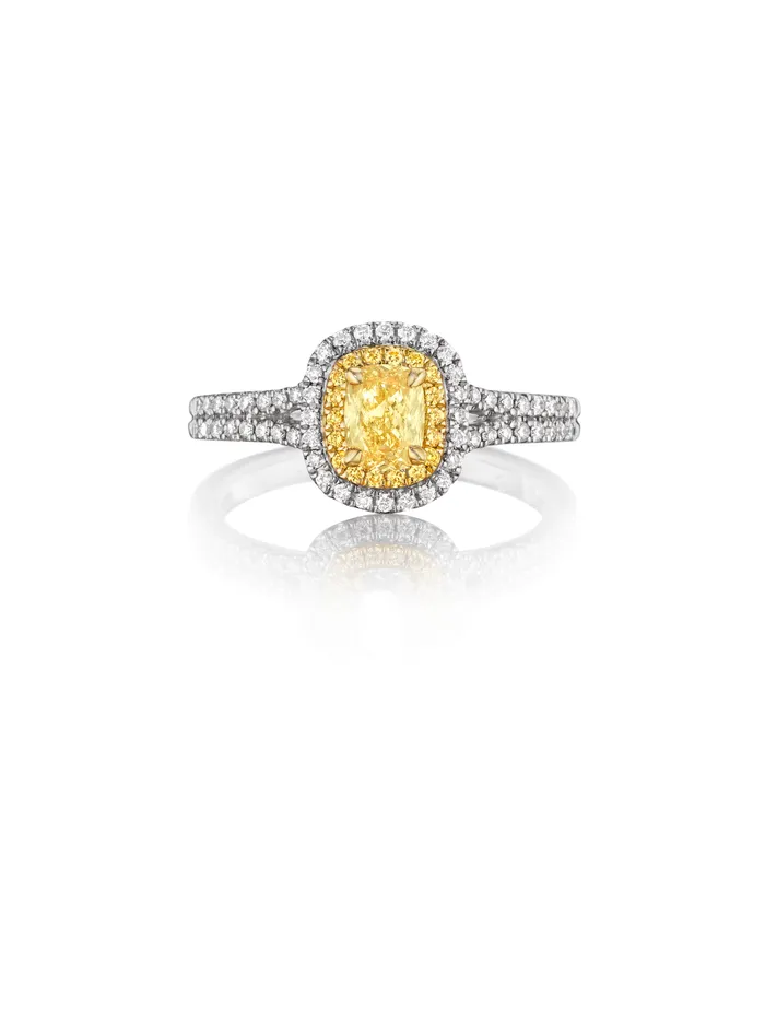 International Diamond Center Rings Henri Daussi Cushion Collection Diamond Ring Setting 055 CTW International Diamond Center Rings Henri Daussi Cushion Collection Diamond Ring Setting 055 CTW