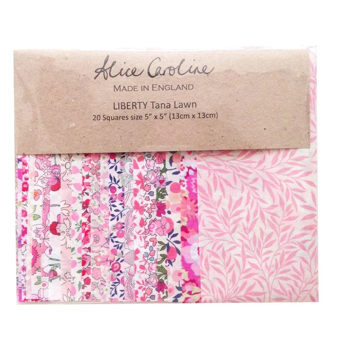Liberty Fabrics Charm Necklaces 20 Pcs Liberty Tana Lawn Mixed Colours 5 Charm Squares Liberty Fabrics Charm Necklaces 20 Pcs Liberty Tana Lawn Mixed Colours 5 Charm Squares
