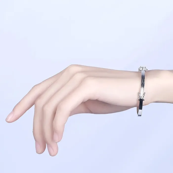 Luxus Moissanite Rings Jewelry Bracelets Platinum Plated Silver Moissanite Bracelet 2ctw Luxus Moissanite Rings Jewelry Bracelets Platinum Plated Silver Moissanite Bracelet 2ctw