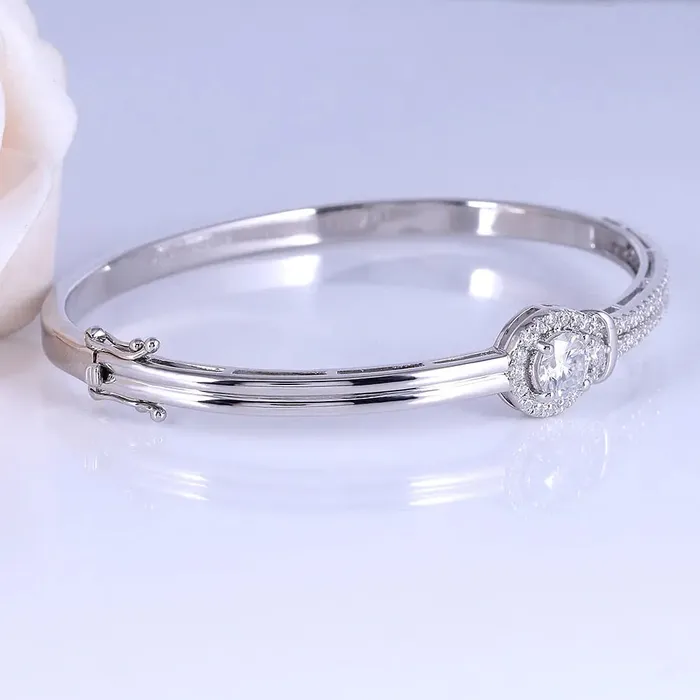 Luxus Moissanite Rings Jewelry Bracelets Platinum Plated Silver Moissanite Bracelet 2ctw Luxus Moissanite Rings Jewelry Bracelets Platinum Plated Silver Moissanite Bracelet 2ctw