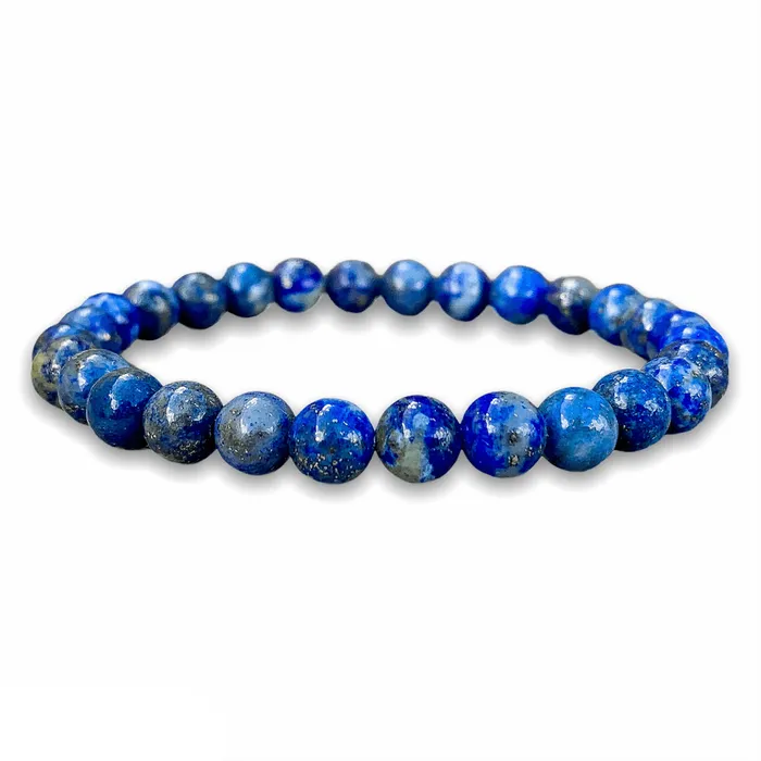 Magic Crystals Bracelets Lapis Lazuli Gemstone Elastic Bead Bracelet