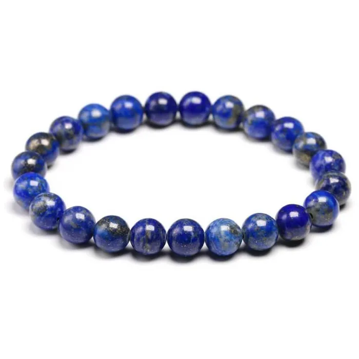 Magic Crystals Bracelets Lapis Lazuli Gemstone Elastic Bead Bracelet