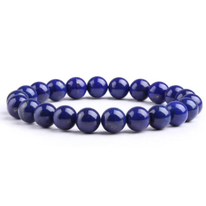 Magic Crystals Bracelets Lapis Lazuli Gemstone Elastic Bead Bracelet