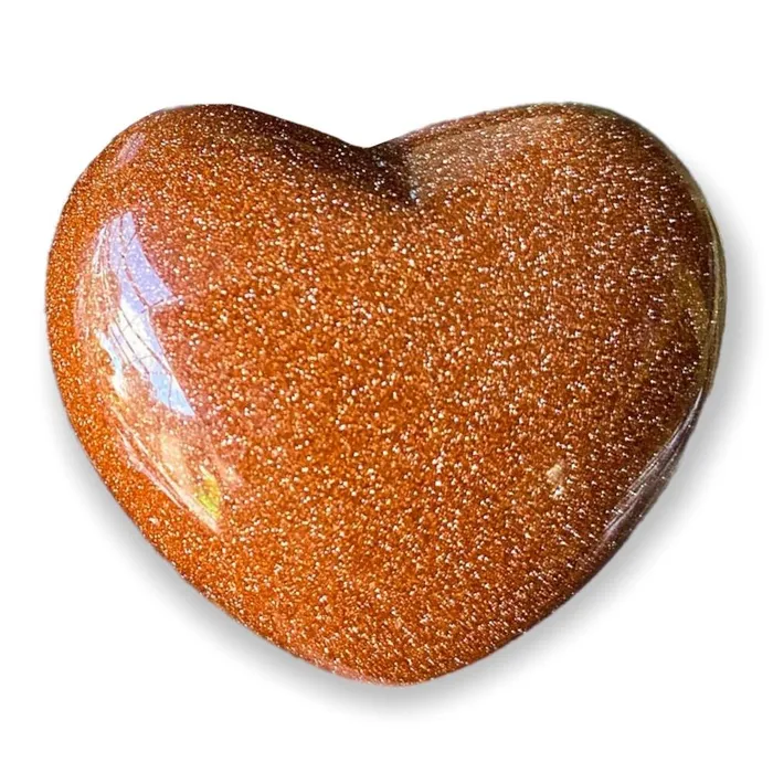 Magic Crystals Gemstone Puffy 30mm Heart Stone Necklaces
