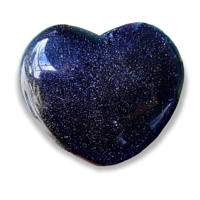 Magic Crystals Gemstone Puffy 30mm Heart Stone Necklaces