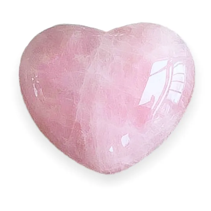 Magic Crystals Gemstone Puffy 30mm Heart Stone Necklaces
