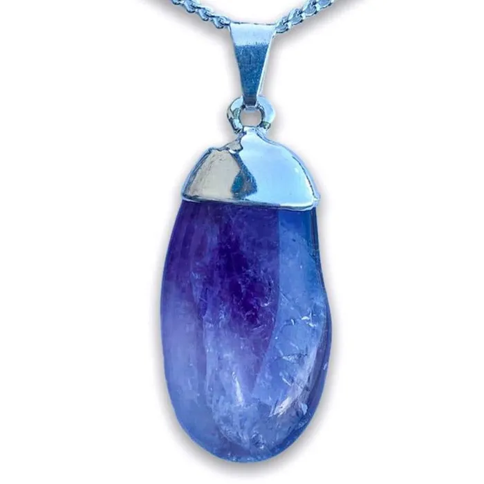 Magic Crystals Necklaces Amethyst Stone Pendant Necklace