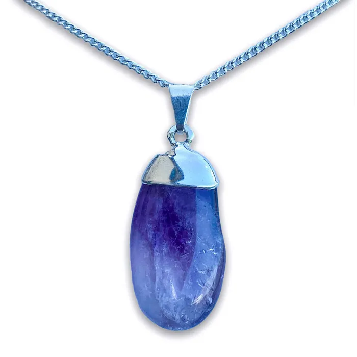 Magic Crystals Necklaces Amethyst Stone Pendant Necklace