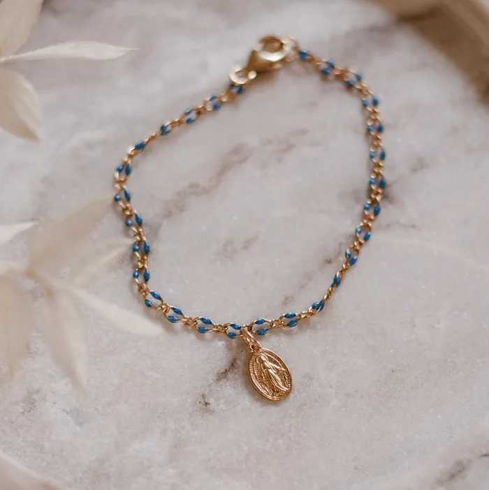 Marys Grotto Miraculous Medal Bracelet The Little Catholic Bracelets