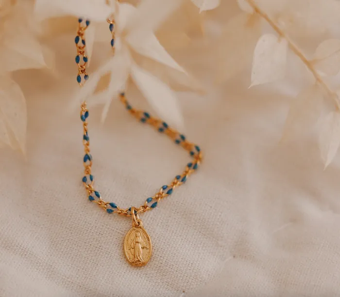 Marys Grotto Miraculous Medal Bracelet The Little Catholic Bracelets