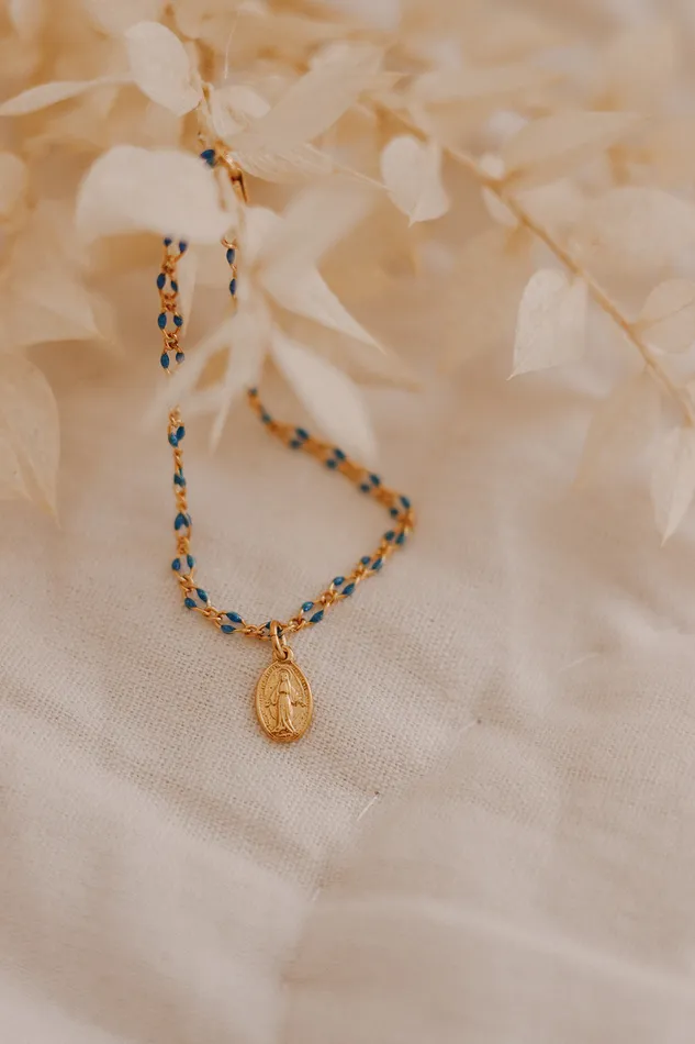 Marys Grotto Miraculous Medal Bracelet The Little Catholic Bracelets