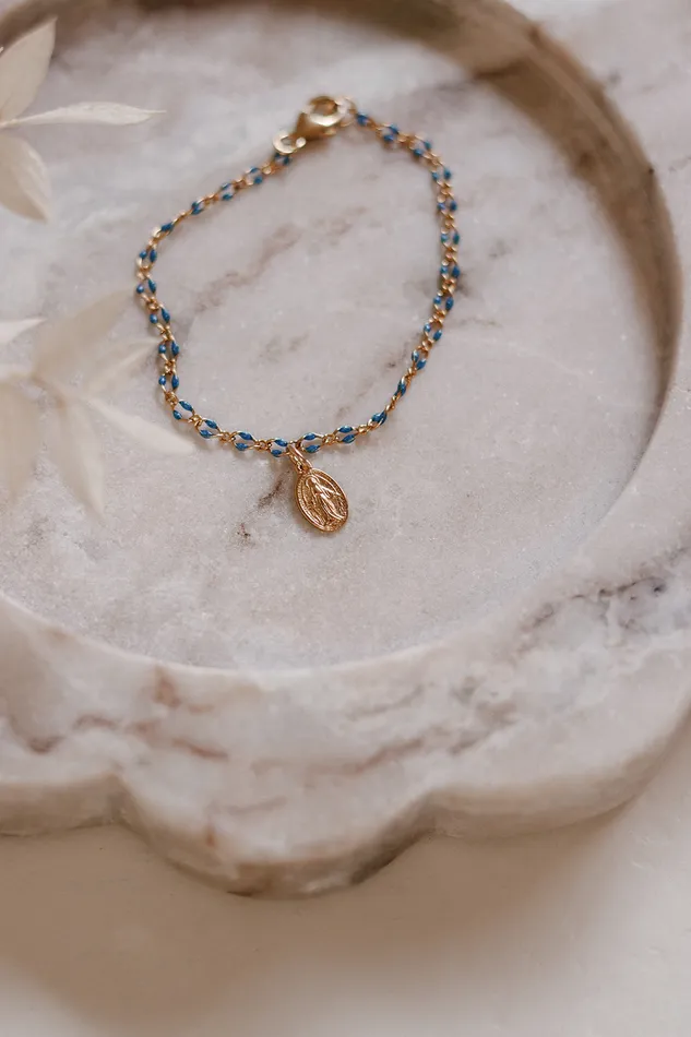 Marys Grotto Miraculous Medal Bracelet The Little Catholic Bracelets