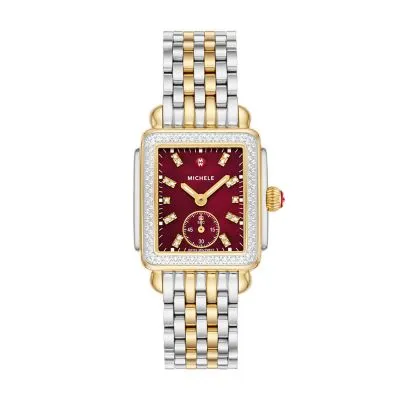 MICHELE Watches PreStyled Sets MICHELE Watches Deco Mid TwoTone 18k GoldPlated Diamond Watch 29mm