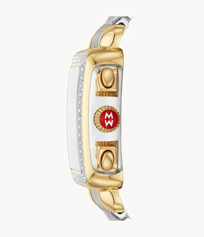MICHELE Watches Watches MICHELE Watches Deco Stainless Diamond Watch 33mm