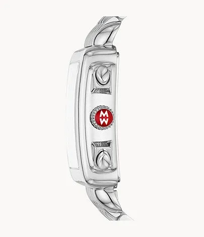MICHELE Watches Watches MICHELE Watches Deco Stainless Diamond Watch 33mm