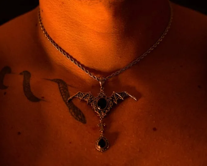 Midnight Shadows Necklace Fashion Jewelry by Yordy Necklaces