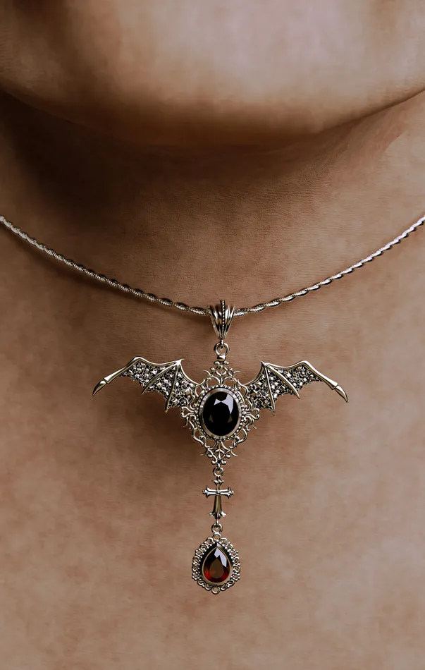 Midnight Shadows Necklace Fashion Jewelry by Yordy Necklaces