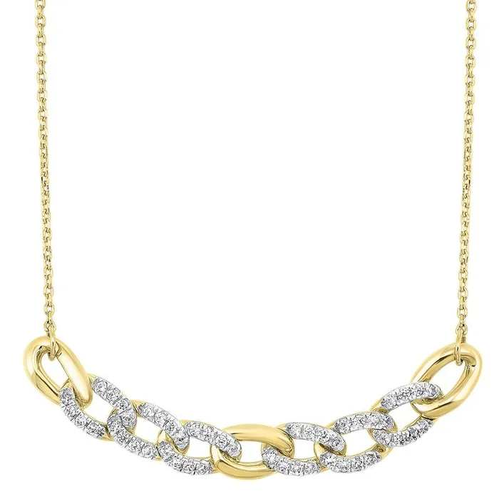Necklaces 14K Diamond Necklace 033 CTW Gems One