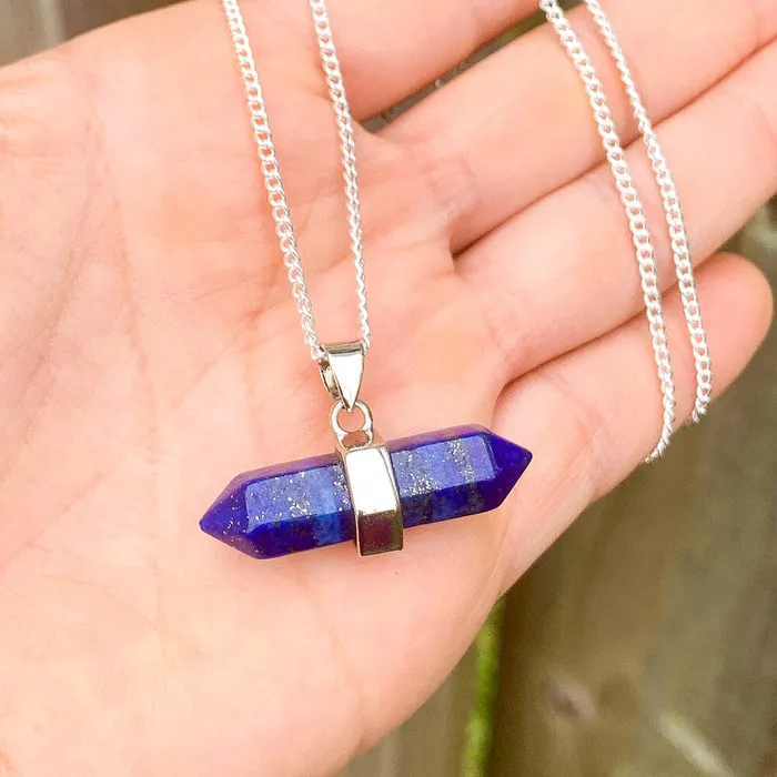 Necklaces Double Point Horizontal Crystal Necklace Magic Crystals