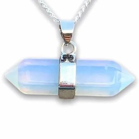 Necklaces Double Point Horizontal Crystal Necklace Magic Crystals