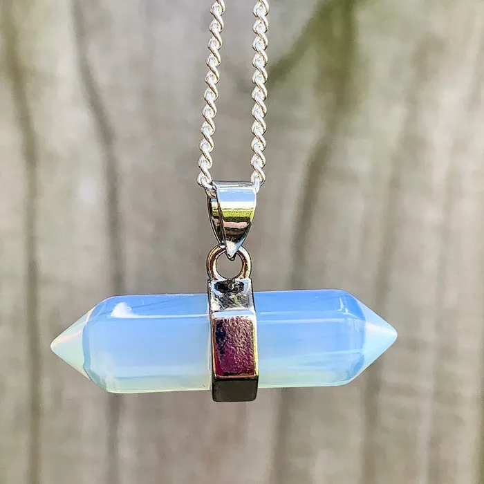 Necklaces Double Point Horizontal Crystal Necklace Magic Crystals