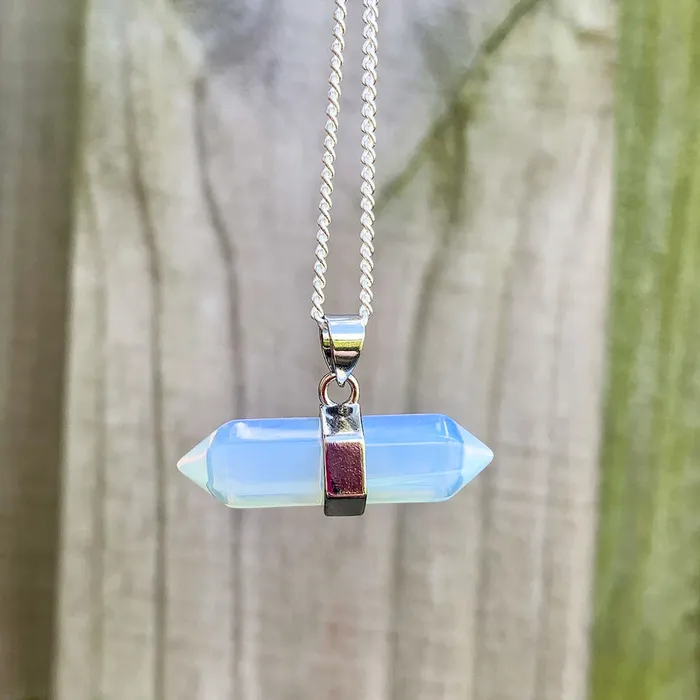 Necklaces Double Point Horizontal Crystal Necklace Magic Crystals