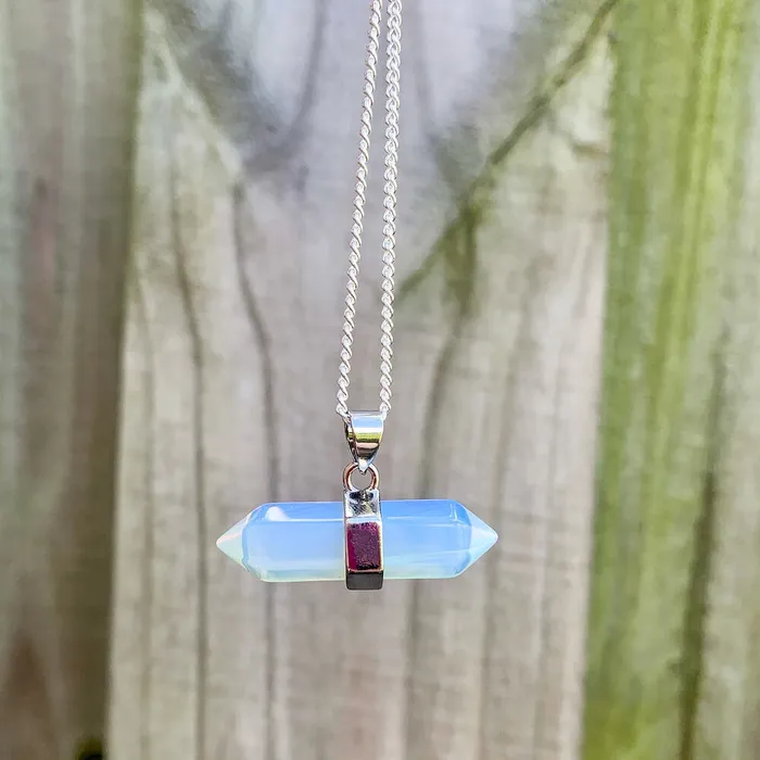 Necklaces Double Point Horizontal Crystal Necklace Magic Crystals
