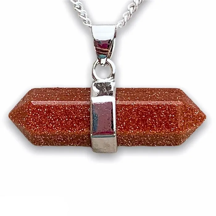 Necklaces Double Point Horizontal Crystal Necklace Magic Crystals