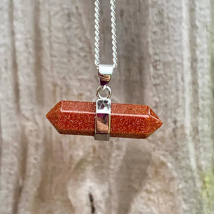 Necklaces Double Point Horizontal Crystal Necklace Magic Crystals