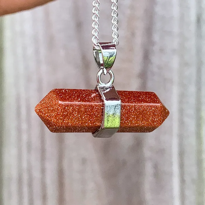 Necklaces Double Point Horizontal Crystal Necklace Magic Crystals